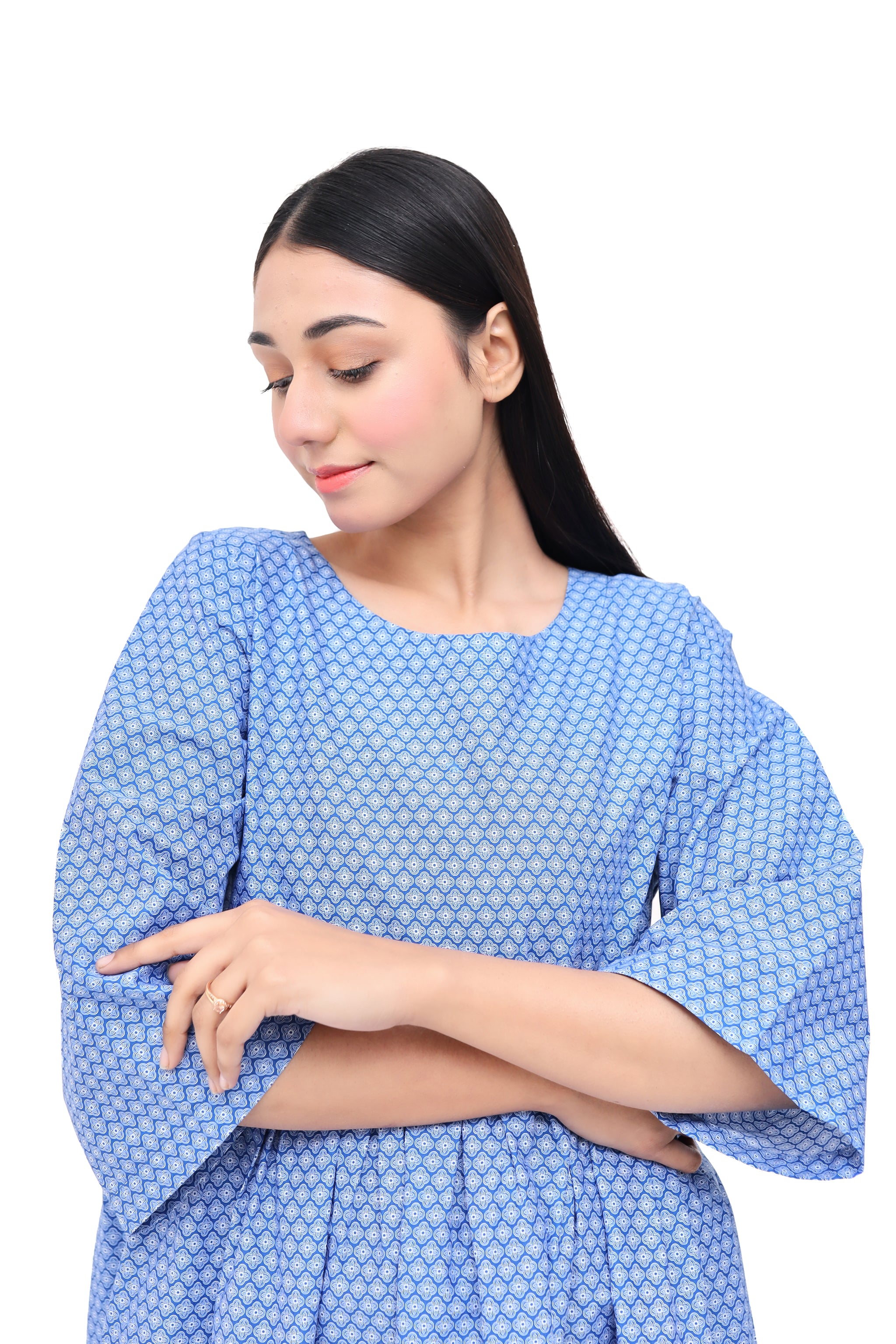 Printed Smock Dress – D12BE-26